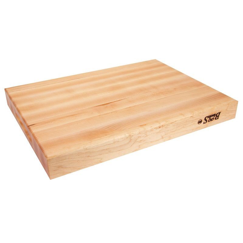 John Boos Boos Block RA-Board Series Large Reversible Wood Cutting Board, 20” x 15” x 2 1/4”, Maple, 3 of 6