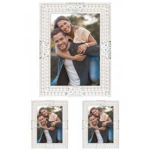 REGALWOVEN Pearl Luxury Vintage Retro Plated Photo Frames for Wedding, Office, Home - 1 of 4