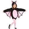 HalloweenCostumes.com Girls Pink Toddler Vampire Bat Costume - 4 of 4
