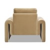 Mason 40" Arched Arm Chair, Camel Brown Beige Performance Velvet - 3 of 4