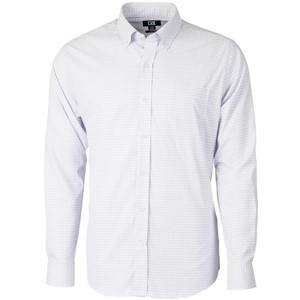 Cutter & Buck Versatech Tattersall Stretch Mens Big and Tall Dress Shirt - 1 of 1