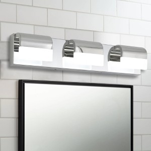 DOMETOUR (Same as W1340110596/L2011) Bathroom Vanity Lighting 3-Light LED Vanity Lights Over Mirror Bath Wall Lighting - 1 of 4