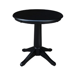 International Concepts 30" Round Top Pedestal Table - 28.9"H - 1 of 4