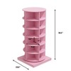 Rotating Shoe Rack Tower 360, Spinning Shoe Rack Tower 6 Tier for Closet, Entryway, Tall Shoe Storage Organizer, Holds Up to 24 Pairs of Shoes - 4 of 4