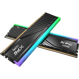 XPG Lancer Blade RBG DDR5 6000MHz CL36 32GB (2x16GB) PC5-48000 RAM 288-Pins UDIMM Desktop Memory Kit Black Heatsink - 1 of 4