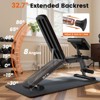 FLYBIRD 3 in 1 Adjustable Weight Bench with Leg Extension & Preacher Curl Pad for Full Body Workout, 800LBS Foldable Exercise Bench - 4 of 4