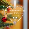 Christmas Wedding Gifts for Couples 2025 - Mr and Mrs - Bridal Shower Gifts for Newlywed Bride - Glass Christmas Birthday Ornaments 2025 - 2 of 4