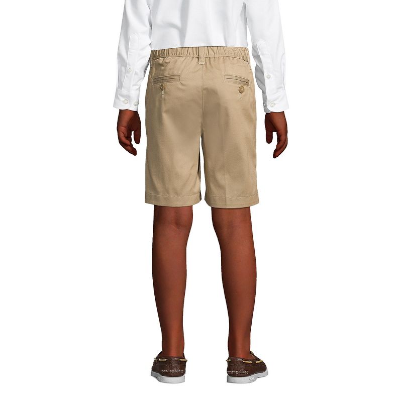 Lands' End School Uniform Kids Plain Front Blend Chino Shorts, 2 of 6