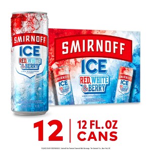 Smirnoff ICE Red White & Berry - 12pk/12 fl oz Bottles - 1 of 4