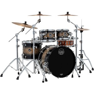 Mapex Saturn VI Rock 4-Piece Shell Pack With 22" Bass Drum Black Ink Burst - 1 of 3