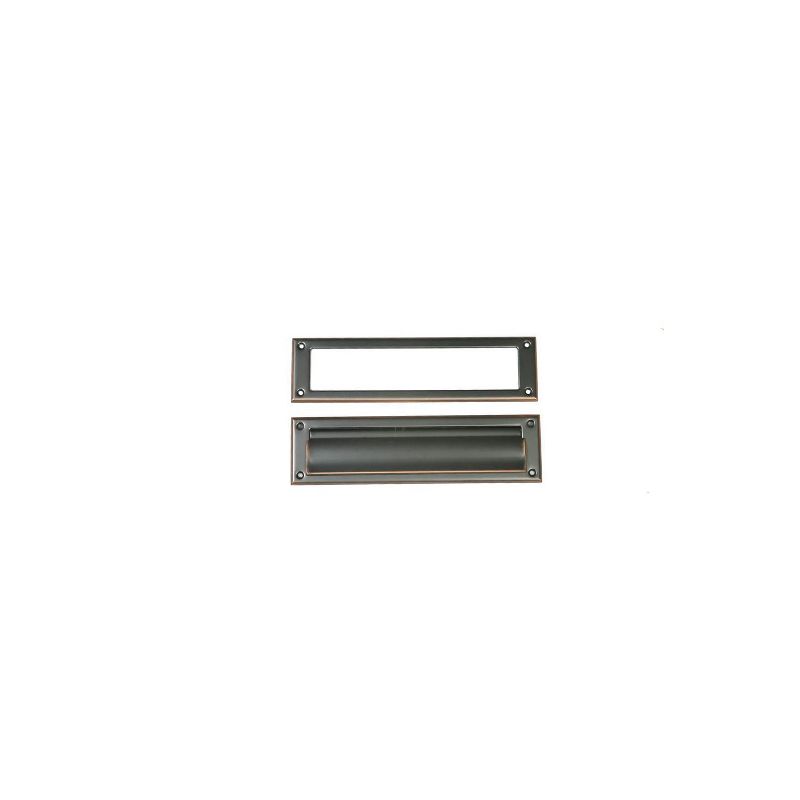 Architectural Mailboxes Mail Slot Mailbox Accessory Rubbed Bronze, 1 of 4