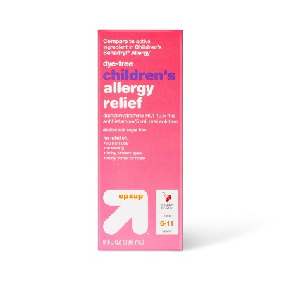 Children's Diphenhydramine HCI Allergy Relief Liquid - Cherry - 8 fl oz - up & up™