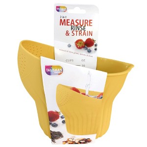 Talisman Designs 2-in-1 Measure Rinse & Strain for Grains, Fruit, and Beans, 2 Cups - 1 of 3
