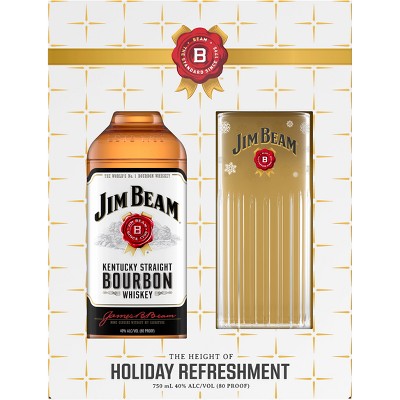 Jim Beam White With Highball Glass