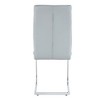 DOMETOUR Set of 4 High Resilience PU Dining Chair with Arched Metal Leg - 4 of 4