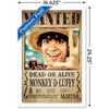 Trends International Netflix One Piece - Luffy Wanted Framed Wall Poster Prints - 3 of 4