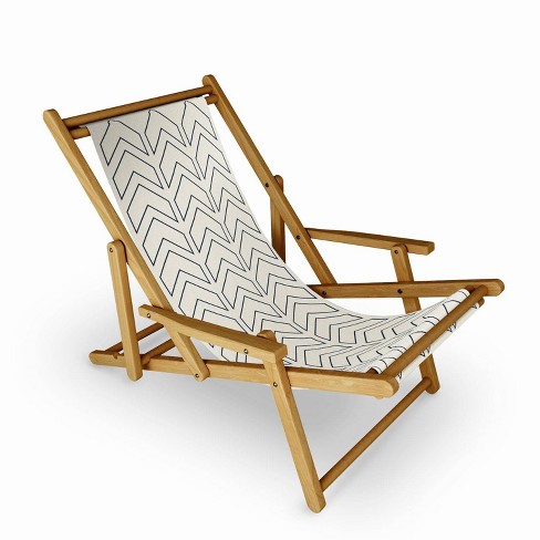 Christopher knight home nikki outdoor deals wood and canvas sling chair