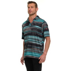 Canada Weather Gear Men’s Performance Polo Shirt – Short Sleeve Moisture Wicking Golf Shirt – Lightweight Athletic Fit - 1 of 4