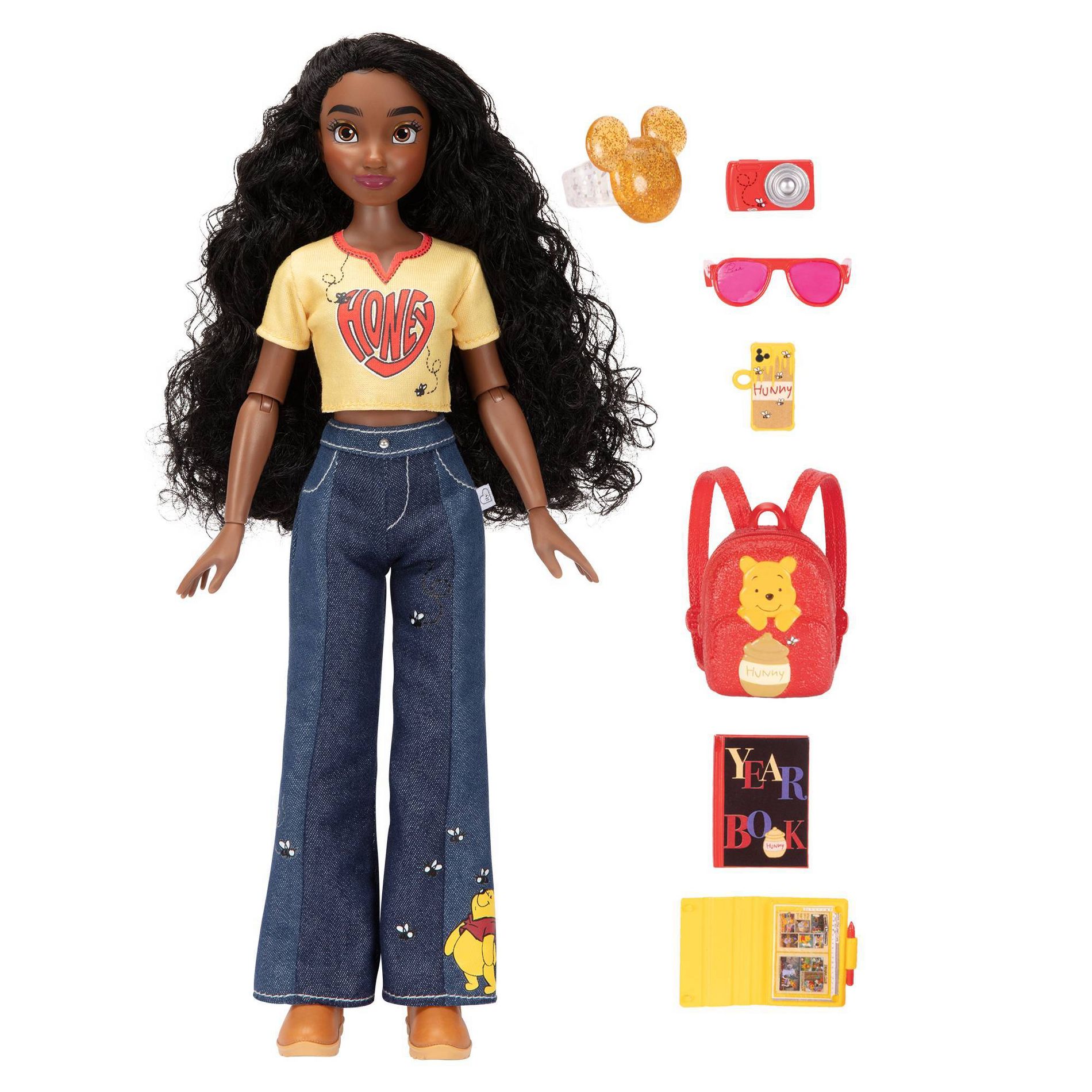 Disney ILY 4ever 12.5" Pooh Doll Black Hair/Brown Eyes