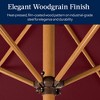 Best Choice Products 10ft Outdoor Woodgrain Pattern Steel Market Patio Umbrella w/ Crank, Tilt - 3 of 4