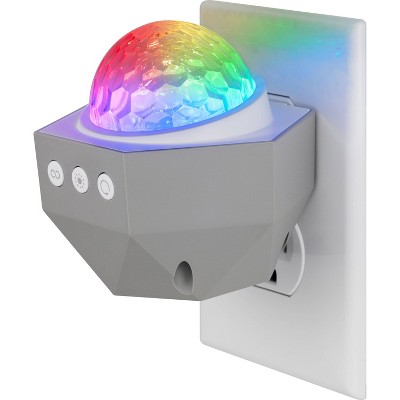 Gray LED Color Changing Nursery Night Light Projector