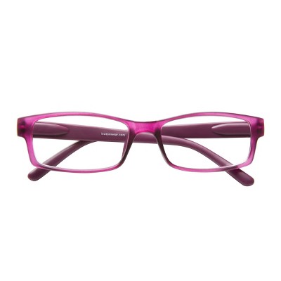 ICU Eyewear - Los Angeles - Modern Rectangle Purple +2.25