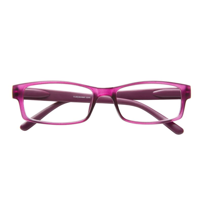 ICU Eyewear Los Angeles Rectangle Reading Glasses - Purple, 1 of 7
