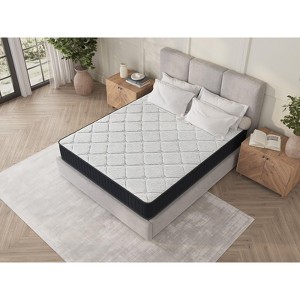 PAGED 10" Mattress Cooling-Gel Mattress Hybrid Mattress with Motion Isolation for Pressure Relief - 1 of 4