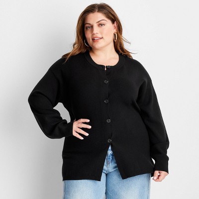 Women's Long Sleeve Nipped Waist Cardigan - Future Collective