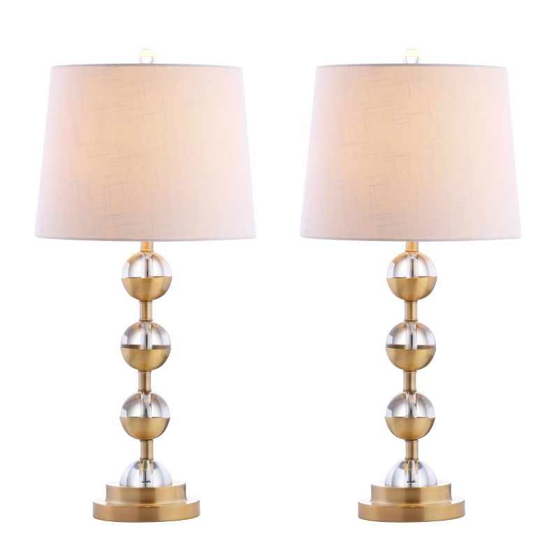 27.5&#34; (Set of 2) Avery Crystal Table Lamp (Includes LED Light Bulb) - JONATHAN Y, 1 of 6