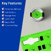 Avery Printable Wraparound Band Labels, Neon Green, 1.5" x 3.5", 100ct - 2 of 4
