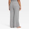 Women's Sweater Wide-Leg Pajama Pants - Auden™ - 2 of 3