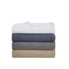 CAVINAS King Cotton Lightweight Cooling Blanket,Breathable Bedding Blanket,Soft Cold Blanket for Couch,Bed,Sofa,Tan - 4 of 4