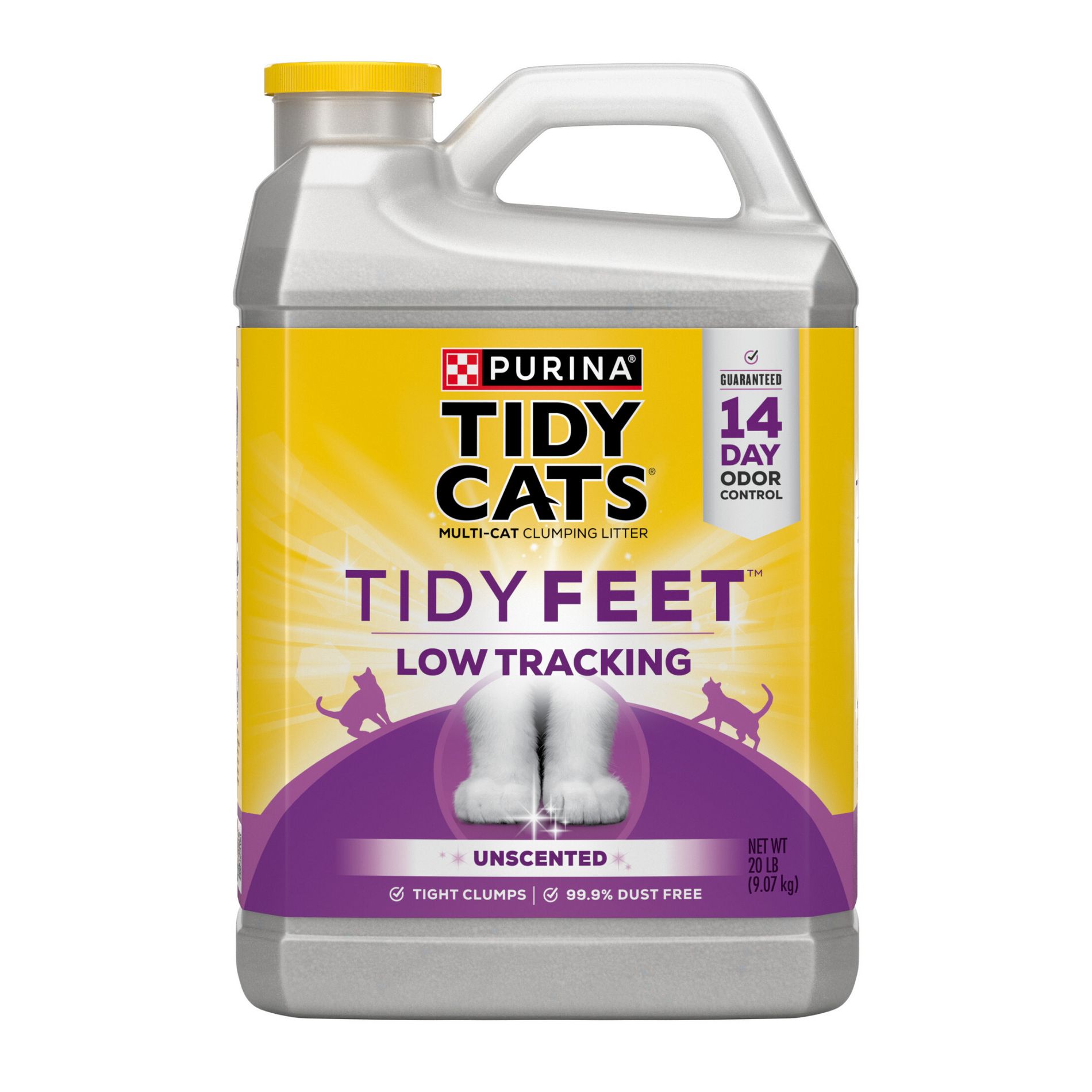 Tidy Cats Clumping Unscented Low Dust Cat Litter - 20lbs