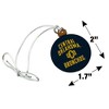 Central Oklahoma Bronchos Logo Mini Small Tiny Wood Christmas Tree Holiday Ornament - 4 of 4