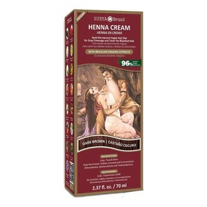 Henna Dark Brown Cream by Surya Nature, Inc  -  2.37 oz Cream - 1 of 4