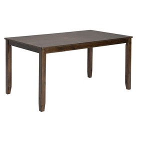 Gulches W-395 Scandinavian Rectangular Dining Table, Original Wood Solid Wood, Multifunctional for Dining/Living/Office, 45.28"x27.17"x29.92" - 1 of 4