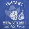 Mens Funny T Shirts Instant Midwesterner Sarcastic Food Graphic Novelty Tee For Men - Crazy Dog Men's T Shirt - 2 of 4