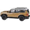 2024 Toyota Land Cruiser 250 Prado Trail Dust Beige with White Top 1/64 Diecast Model Car by Paragon - 2 of 4