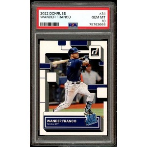 Wander Franco Rookie Card 2022 Donruss #34 PSA 10 - 1 of 2