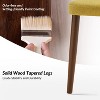 Elisa Mid-century Modern Upholstered Dining Chair Set of 2 | ARTFUL LIVING DESIGN-MUSTARD - 4 of 4