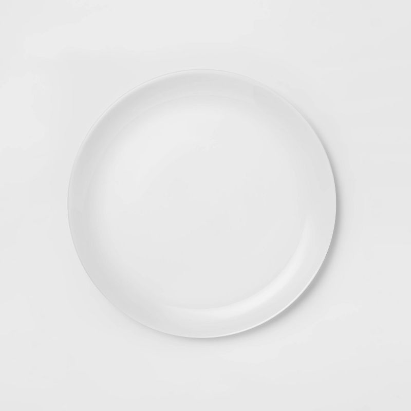 Glass Dinner Plate 10.7" White - Made By Design&#153;, 4 of 15