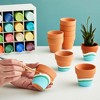 Juvale 2.5 Inch Small Terracotta Pots, Terra Cotta Decor with Drainage Hole, Paintable Pottery Clay Planter for Succulents, Flower Garden - 3 of 4