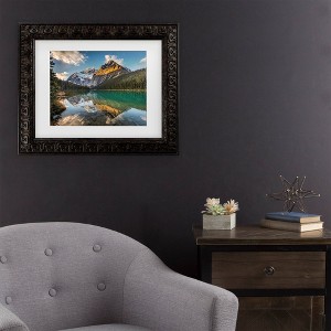 Trademark Fine Art Pierre Leclerc Edith Cavell Mountain Matted Framed Art - 1 of 4