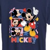 Women's - Disney - Mickey Tribute Panels Short Sleeve Graphic T-Shirt - 2 of 4