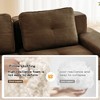 Okak Modern Modular Tufted Design Sectional Loveseat Sofa with Pillows,Deep Seat Sofa Couch for Living Room,Apartment,Guestroom - 4 of 4