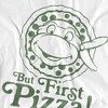 Teenage Mutant Ninja Turtles mnt But First Pizza Kids T Shirt For Toddlers, White - 3 of 4