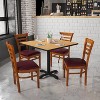 Flash Furniture Ladder Back Wooden Restaurant Chair - 2 of 4