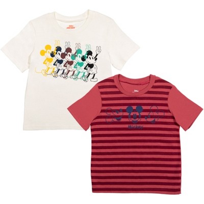 Disney Mickey Mouse 2 Pack T-Shirts Toddler 