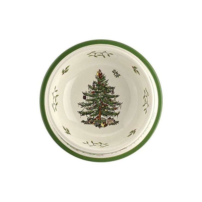 Spode Christmas Tree Pet Bowl 8.4", 2 of 4